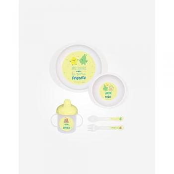 Vajilla Para Bebés 5 Piezas Microondas La Pera Limonera Saro