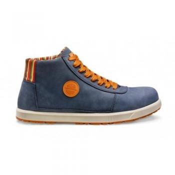 Dike Brave Breeze H S3 Src Alta Zapato de Seguridad, Dike Zapato de Trabajo Azul