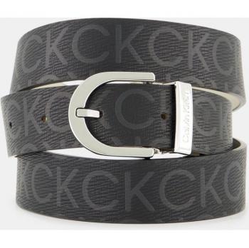 Calvin Klein Women's Leather Belt, Black, 80 CM, Buckle Fastening