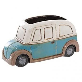 Coche Cerámico con Macetero Elegante y Resistente 31x11x17 cm