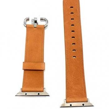 Correa para Apple iWatch de 38 mm, asa de 20 mm, de Piel de Becerro marrón