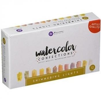 Prima Marketing Watercolor Confection: Shimmering Lights Confecciones Acuarela, no aplicable, Multicolor, 12 Unidad