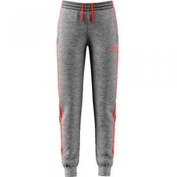 adidas Yg E 3s Pant Pantalones de Deporte, Niñas, Medium Grey Heather/Signal Coral, 1011Y