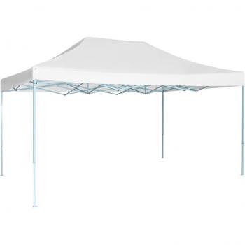 Tienda de fiesta plegable blanca 3x4,5 m