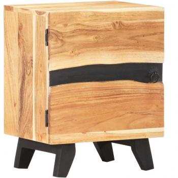 Solid Acacia Wood Bedside Table 40x30x51 cm