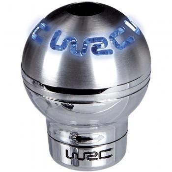 WRC Pomo de palanca de cambio con 6 LEDs azules y diseño ergonómico, compatible con la mayoría de vehículos, fácil instalación, fabricado en materiales duraderos