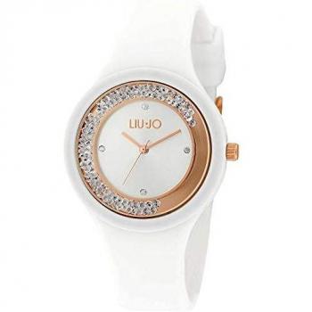 Reloj de mujer Liu Jo Dancing Sport TLJ1419 - Color blanco, correa de goma, cristales rotativos