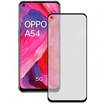 Protector de Pantalla de Vidrio Templado KSIX 2.5D Full Glue para Oppo A54 5G, Transparente, Grosor 0.33 mm
