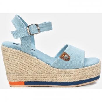 Sandalias de cuña Refresh para mujer en color azul