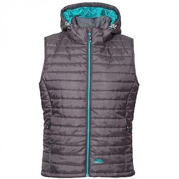 Chaleco Casual de Invierno Aretha para Mujer - Gris Oscuro, Talla 12