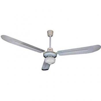 Ventilador de Techo 140 cm con 3 Palas Metálicas y Luz 60W