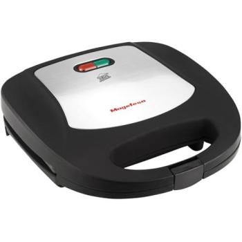 Sandwichera Magefesa Edam 820W para 2 Sandwiches, Placas Antiadherentes, Doble Luz de Control y Asa Fría al Tacto