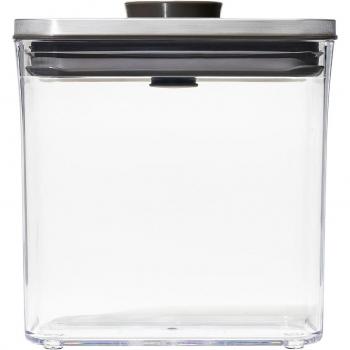OXO Good Grips Steel POP Container Rectangle Short 1.6L Storage Container