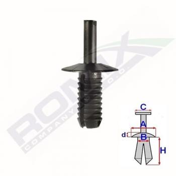 Elementos de montaje de la motocicleta ROMIX ROM C70436 - Grapa ROMIX C70436, tipo: elemento de montaje, características: compatible con diversas motocicletas, material duradero, fácil instalación