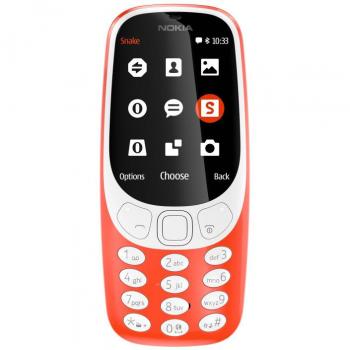 Nokia 3310 (2017) Rojo - Teléfono Móvil Dual SIM, Pantalla 2.4, TFT, Resolución 240 x 320, Cámara de 2 MP, Bluetooth 3.0, Micro-S