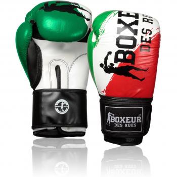 Boxeur Des Rues Fight Activewear Guantes de boxeo modelo bandera italiana multicolor Flag-Italy Talla:14 OZ