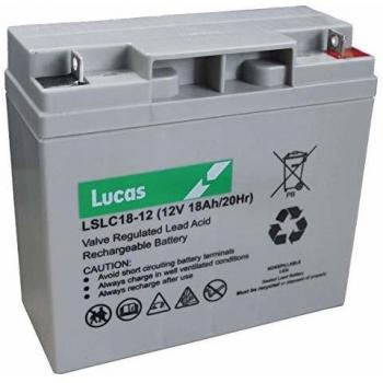 Batería de Plomo Sellada Estacionaria y Ciclo Profundo 12V 18Ah AGM Lucas VRLA LSLC18-12