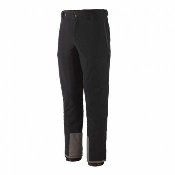 Patagonia Alpine Guide Pants Hombre, negro, pantalones técnicos para escalada y senderismo, fabricados con material resistente al agua y a la abrasión, cuentan con ventilación en las piernas, múltiples bolsillos funcionales, cintura ajustable y