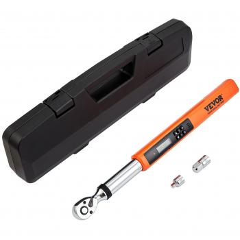 Llave Dinamométrica Digital VEVOR 3/8 - Rango de Torsión 3.7-37 ft.lb / 5-50 N.m, Precisión ±2%, Ajustable, 72 Dientes