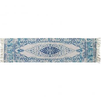 Alfombra Azul Algodón Chenille DKD Home Decor