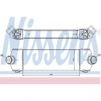 Intercooler Turbo Nissens 96641 de alto rendimiento