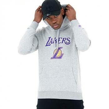 New Era NBA LOS Angeles Lakers Team Logo Hoodie Pullover, Größe:M