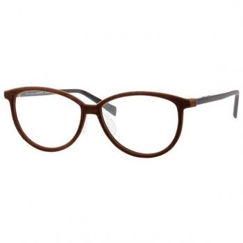 Italia Independent II 5570V 044.000 Men's Eyeglasses Black Size 53 - Frame Only - Blue Light Block Available