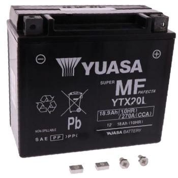 Batería Yuasa YTX20L AGM 12V 18Ah para Moto y Scooter