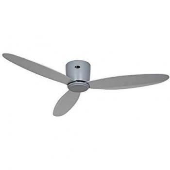 CasaFan Eco Plano II Ventilador de Techo con Motor y Mando 24W Gris