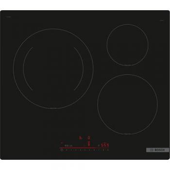 Placa de Inducción Bosch 60 cm, 3 Zonas de Cocción, Home Connect, Función Sprint y Pausa - PIJ61RHB1E