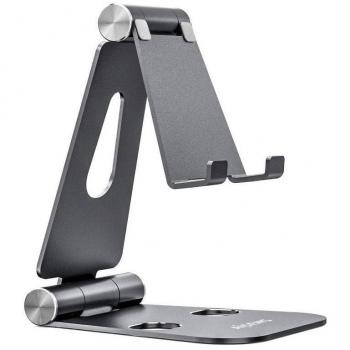 Aisens Soporte Sobremesa XL Ajustable 2 Pivotes para Smartphone/Tablet MS2PXL-094 Gris