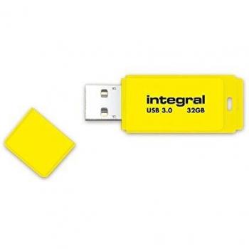 Memoria USB Integral Neon 3.0 Amarilla 32GB