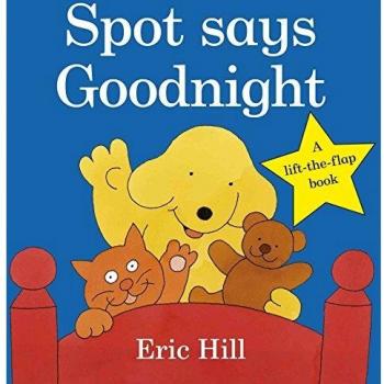 Libro de cartón Spot Dice Buenas Noches - Libro con solapas para niños pequeños