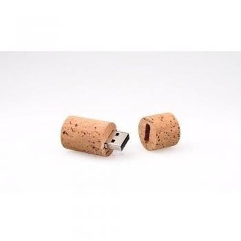 Vireo - Memoria USB (16 GB, diseño de corcho de madera)