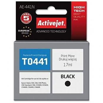 Cartucho de Tinta Compatible Negro Activejet AE-441 | 18 ML | Chip para Epson T0441