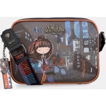 Bolso bandolera sintético Anekke Contemporary con diseño multicolor