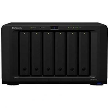 Synology DiskStation DS1621xs+ NAS Server - Intel Xeon D-1527 Quad-Core, Desktop Form Factor, Ethernet LAN Interface, Black