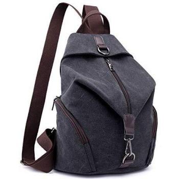 EVEOUT Mochila de Hombro Casual Unisex Vintage de College, Mochila Para Portátil de Negocios Para Hombres y Mujeres Para Viajes Escolares de Trabajo, Excursiones para Acampar Daypacks