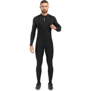 Culote Largo de Ciclismo para Hombre DW Troms Siroko Negro Invierno