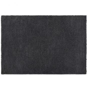 Alfombra shaggy de pelo largo 160 x 230 cm antracita MILINIO