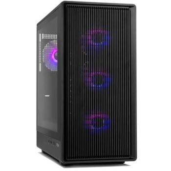 Torre Semitorre Gaming Nox Infinity IOTA ARGB Negra con 4 Ventiladores de 120 mm y Cristal Templado ATX