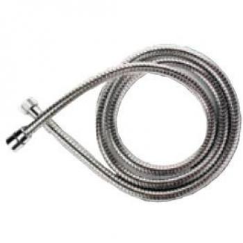 Flexo de ducha de acero inoxidable extensible 180 cm - INYECTOMETAL, Manguera Ducha Reforzada Acero Inoxidable, Extensible 1,8 m - 2,4 m, Doble Eng