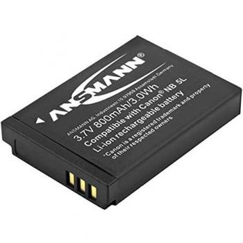 Ansmann 5022953 - A-Can NB 5 L Li-Ion, batería 3,7V/850mAh para cámara digital de fotos Canon