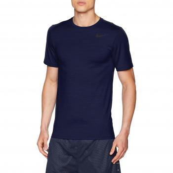 Nike Dry BRT Top, otoño/Invierno, Hombre, Color Blue Void/Blackened Blue/Black, tamaño Small