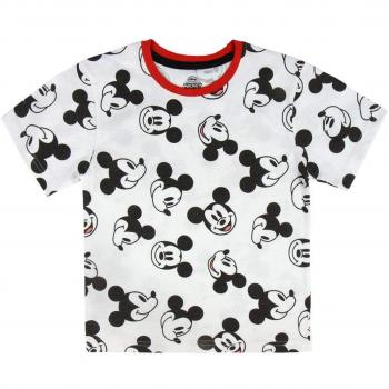 Cerdá Camiseta Manga Corta Premium Mickey, Blanco