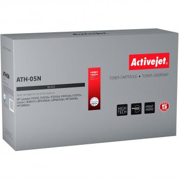 ActiveJet ATH-05N - Toner Compatible con HP CE505A, Negro