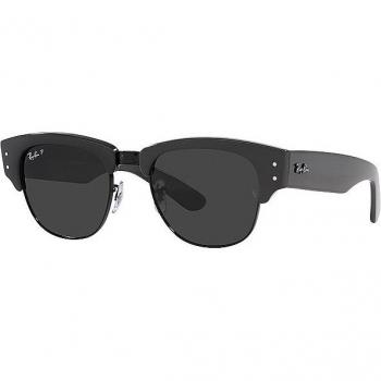 Ray-Ban RB0316S Mega Clubmaster Polarized Men's Sunglasses Black Size 53