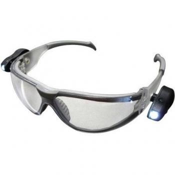 Wolfpack 15040640 - Gafas protección EN166 con luz led neutra