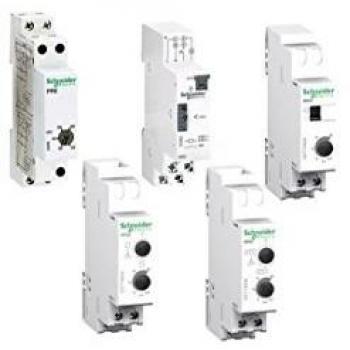 Schneider Electric CCT15232 Temporizador de Marcha Forzada con Minutos, 18 mm Anchura, 89 mm Altura, 66 mm Profundidad, 16A Amperios, 230 V, Blanco