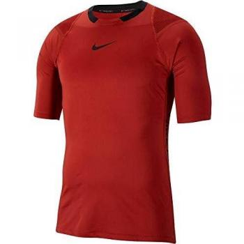 NIKE Aeroadapt NPC - Camiseta para Hombre, Hombre, Camiseta, BV5510, Color Rojo y Negro, Small